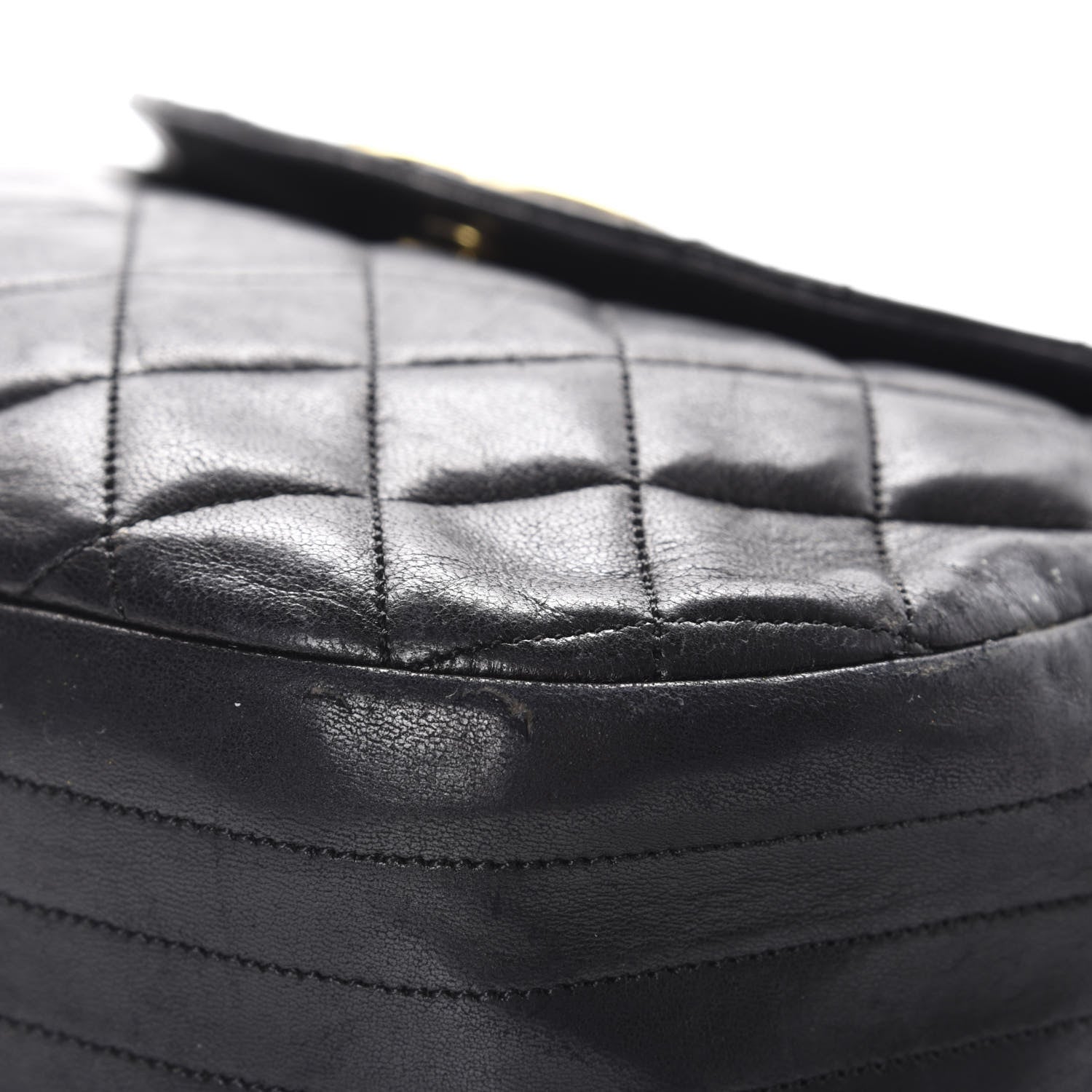 Chanel Quilted Lambskin Small Single Flap Black 13 of 18