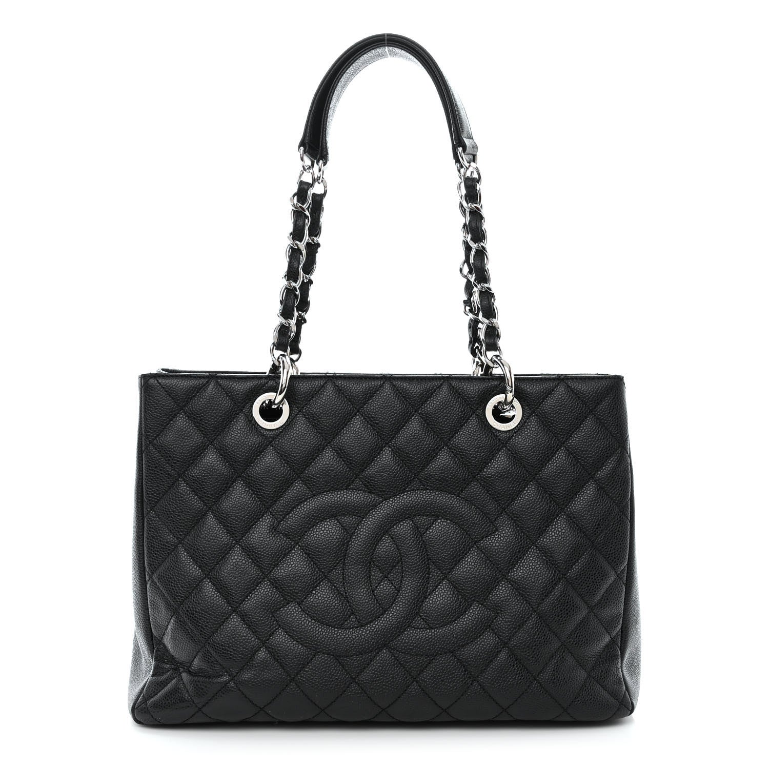 Chanel Caviar Quilted Grand Shopping Tote GST Black 1 of 11