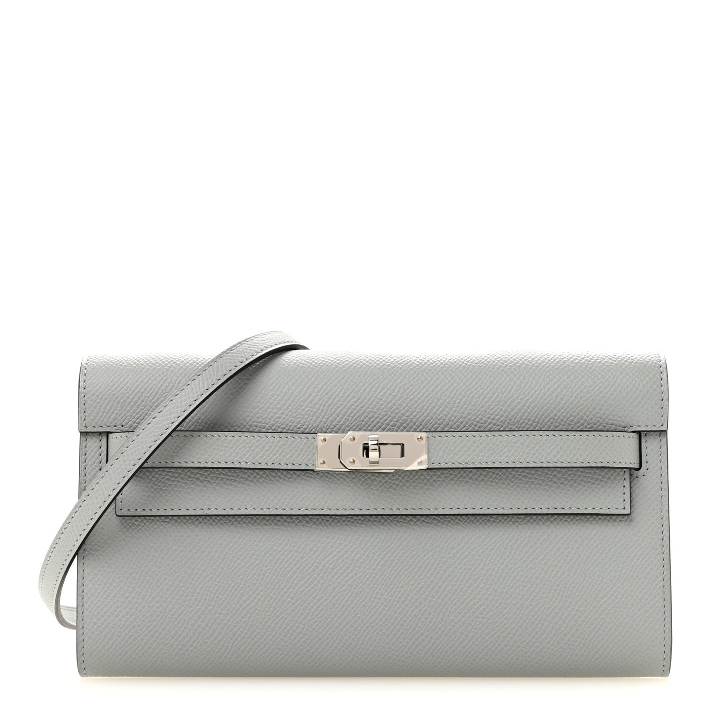 Epsom Kelly Wallet To Go Gris Pantin