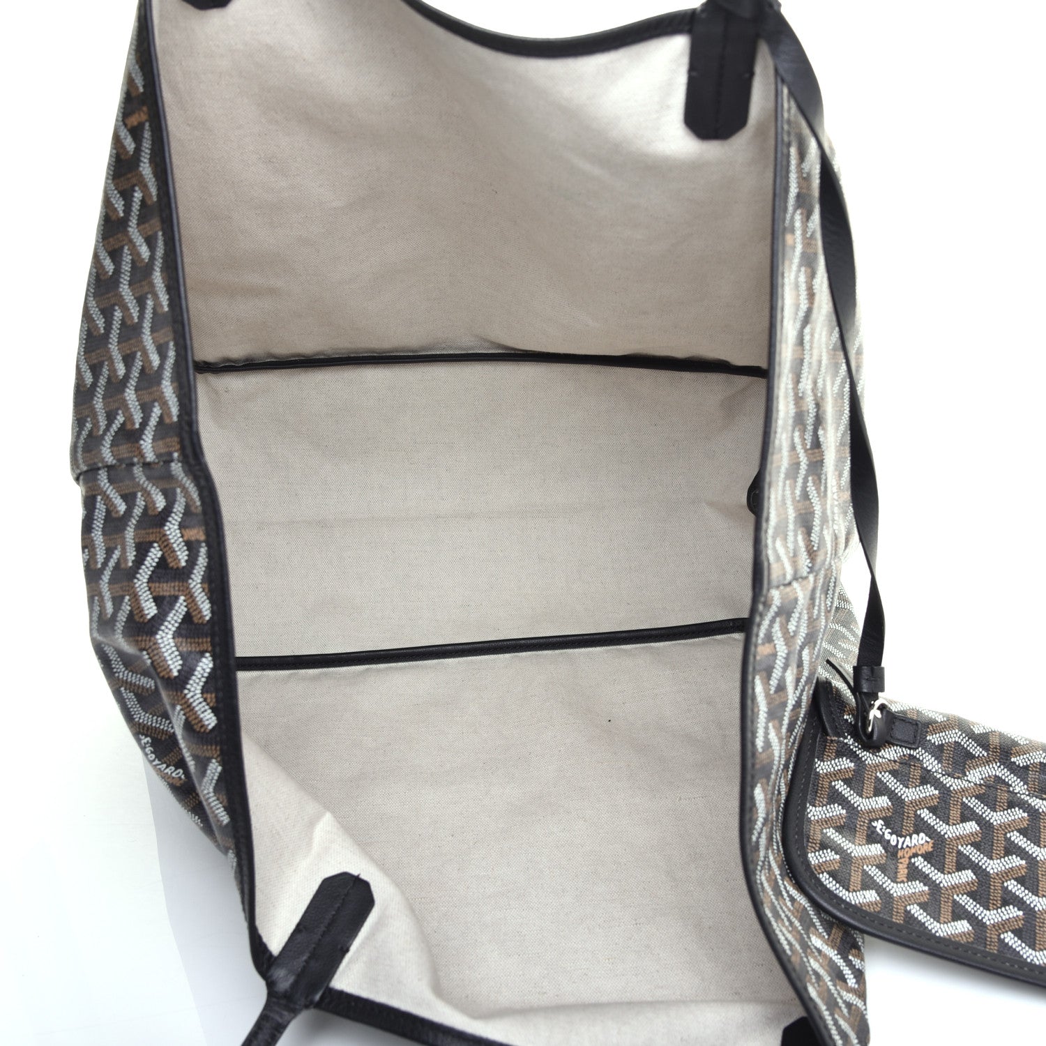 Goyard Goyardine Saint Louis GM Black 5 of 8