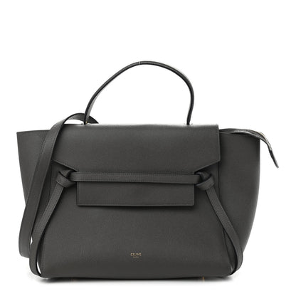 Celine Grained Calfskin Mini Belt Bag Grey 1 of 9