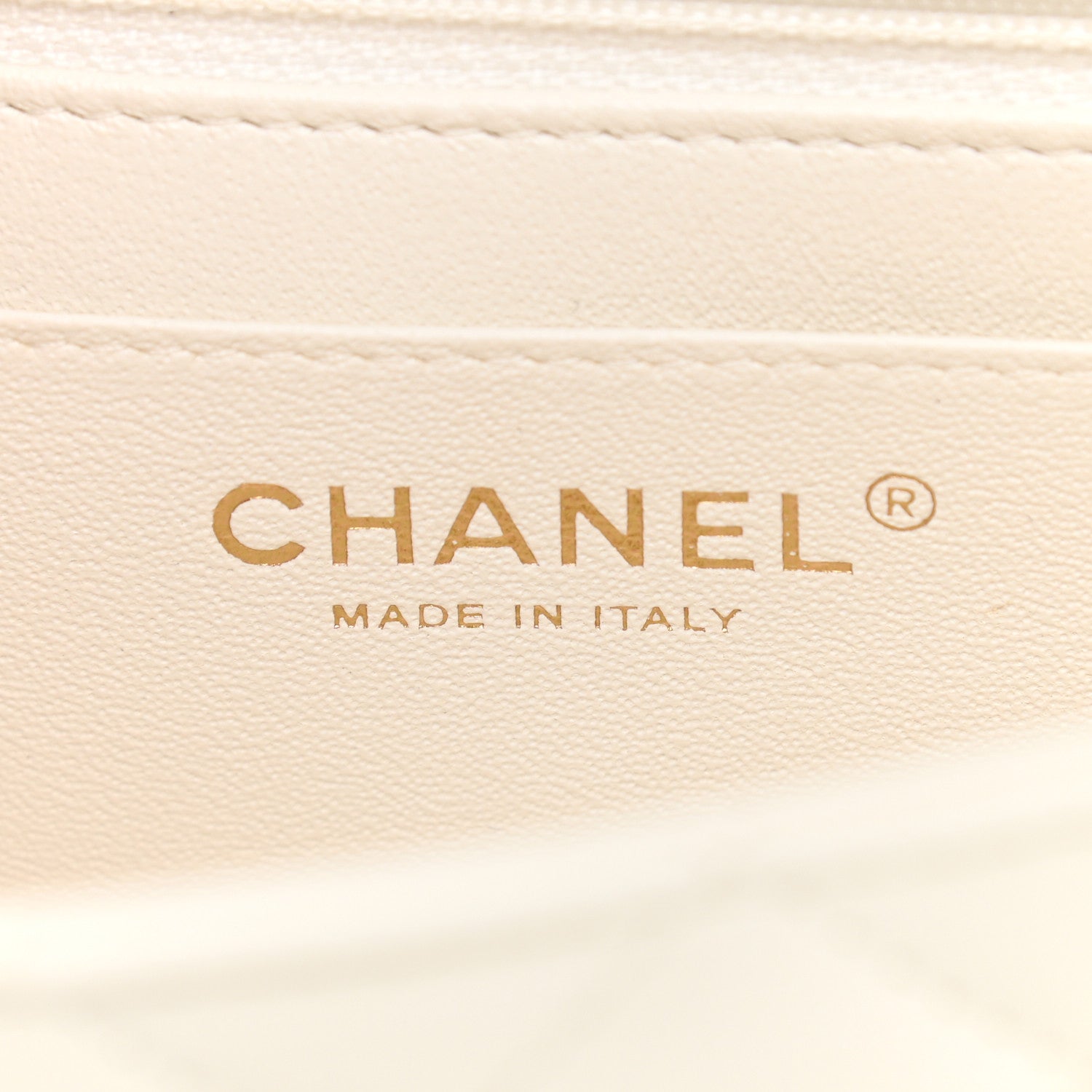 Chanel Lambskin Quilted Mini Rectangular Flap White 6 of 11