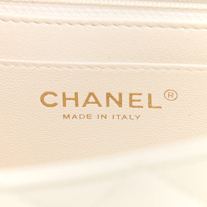 Chanel Lambskin Quilted Mini Rectangular Flap White 6 of 11