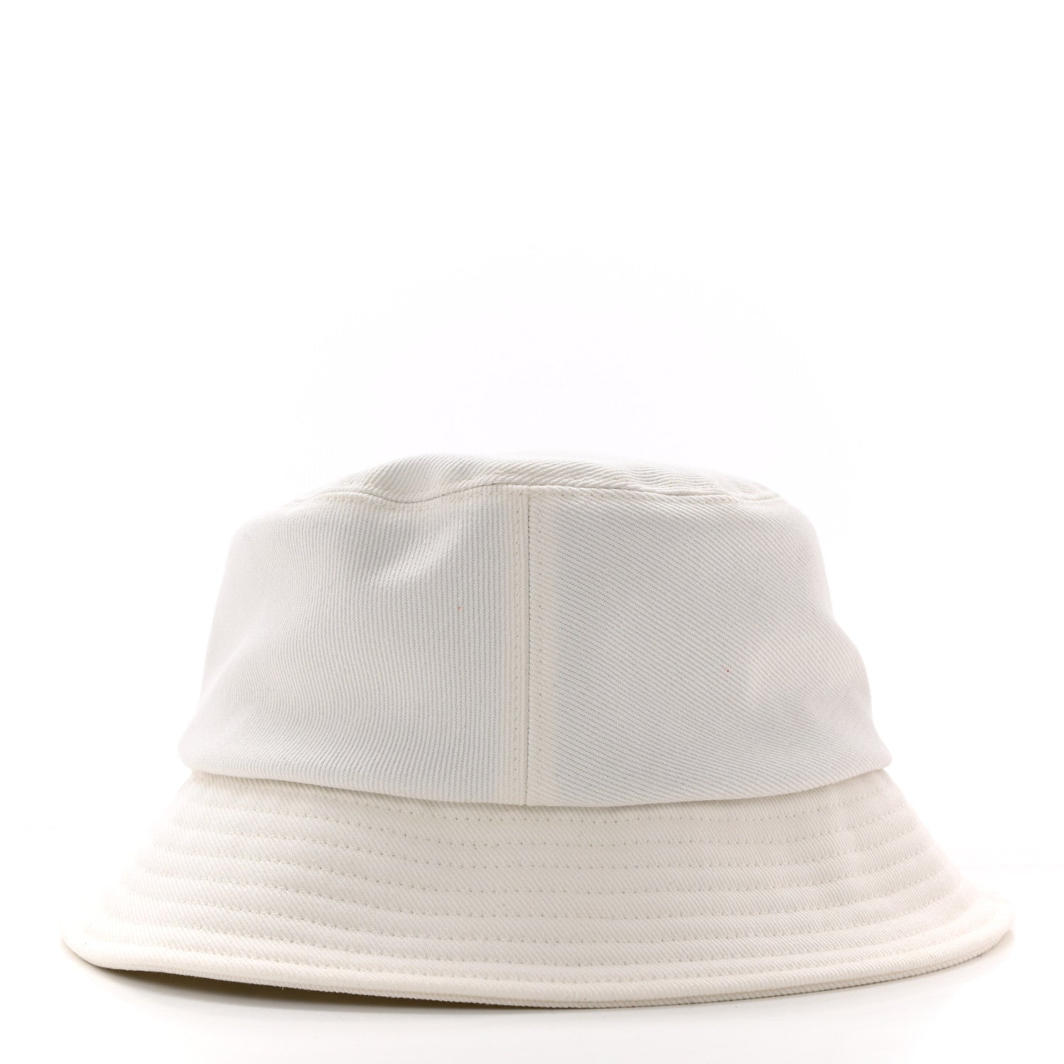 Chanel Fabric Logo Bucket Hat S White 6 of 8