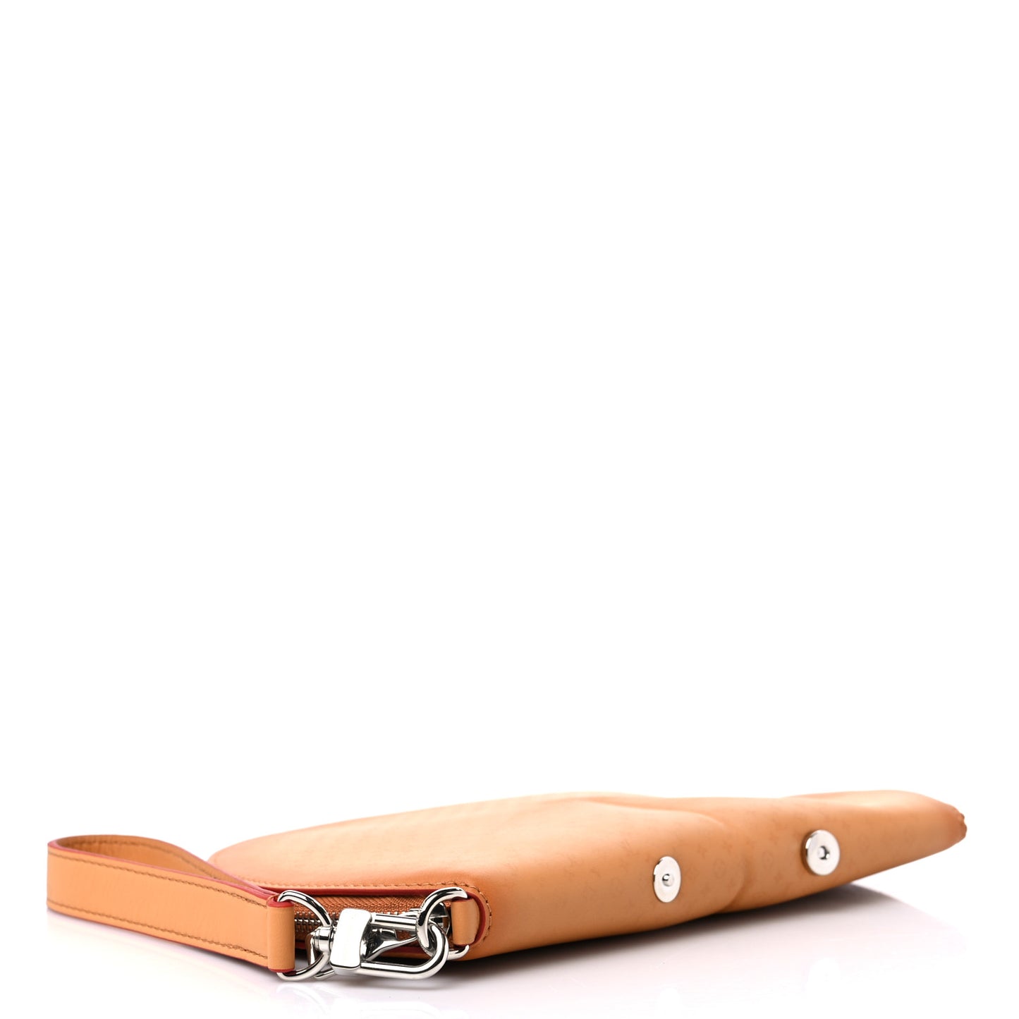 Calfskin Monogram Fortune Cookie Pouch Purple