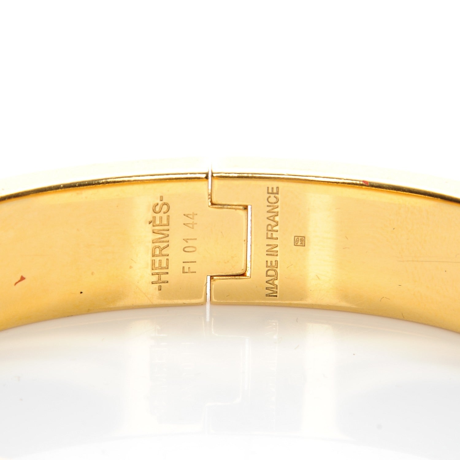 Hermes Enamel Narrow Clic Clac H Bracelet PM Bleu Lavande 4 of 6