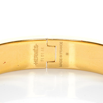 Hermes Enamel Narrow Clic Clac H Bracelet PM Bleu Lavande 4 of 6