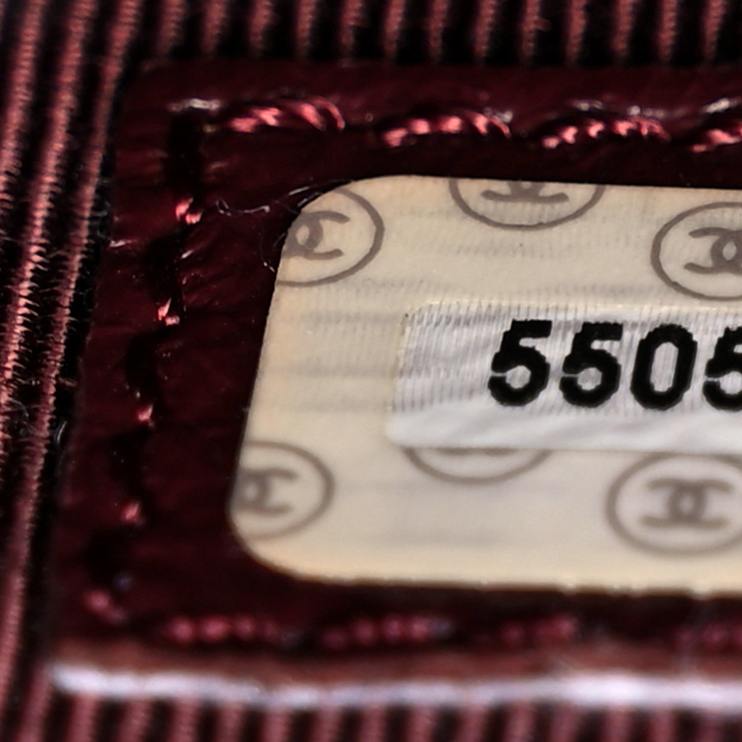 Chanel Caviar Shoulder Bag Burgundy 7 of 21