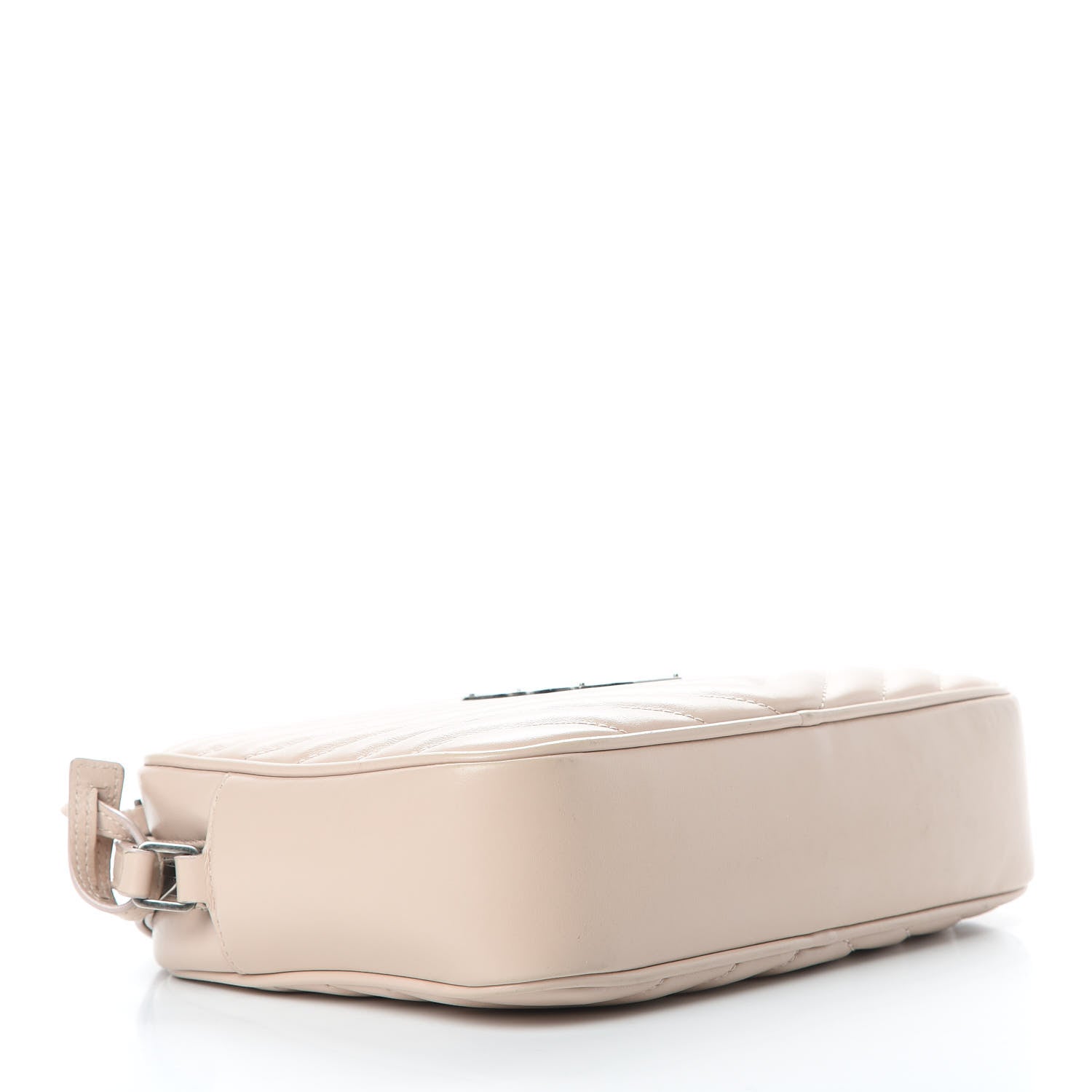Saint Laurent Calfskin Matelasse Monogram Lou Camera Bag Marble Pink 4 of 14