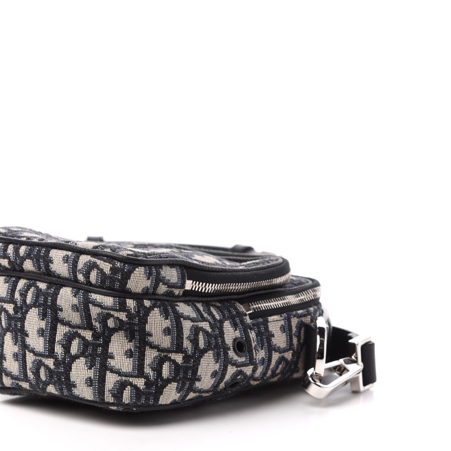 Christian Dior Oblique Crossbody Bag Blue 8 of 10