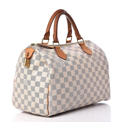 Louis Vuitton Damier Azur Speedy 30 3 of 30
