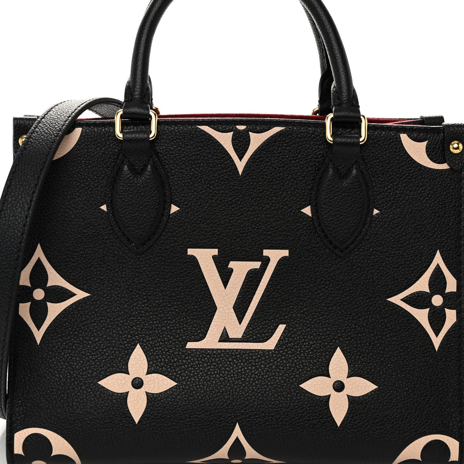 Louis Vuitton Empreinte Monogram Giant Onthego PM Black Beige 7 of 9