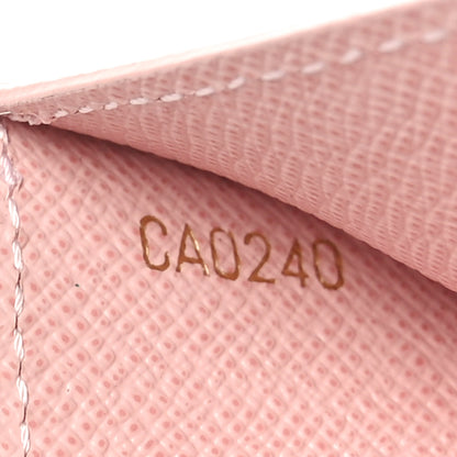 Louis Vuitton Damier Azur Daily Card Holder Rose Ballerine 7 of 8