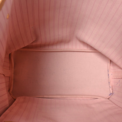 Louis Vuitton Damier Azur Neo Neverfull MM Rose Ballerine 5 of 8