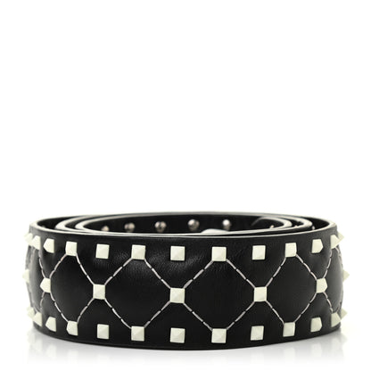 Valentino Garavani Lambskin Free Rockstud Spike Shoulder Strap Black 2 of 8