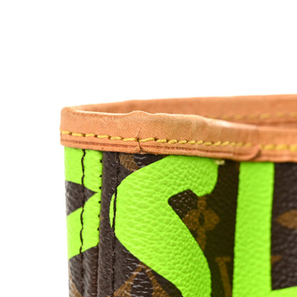 Louis Vuitton Monogram Graffiti Neverfull GM Green 10 of 10
