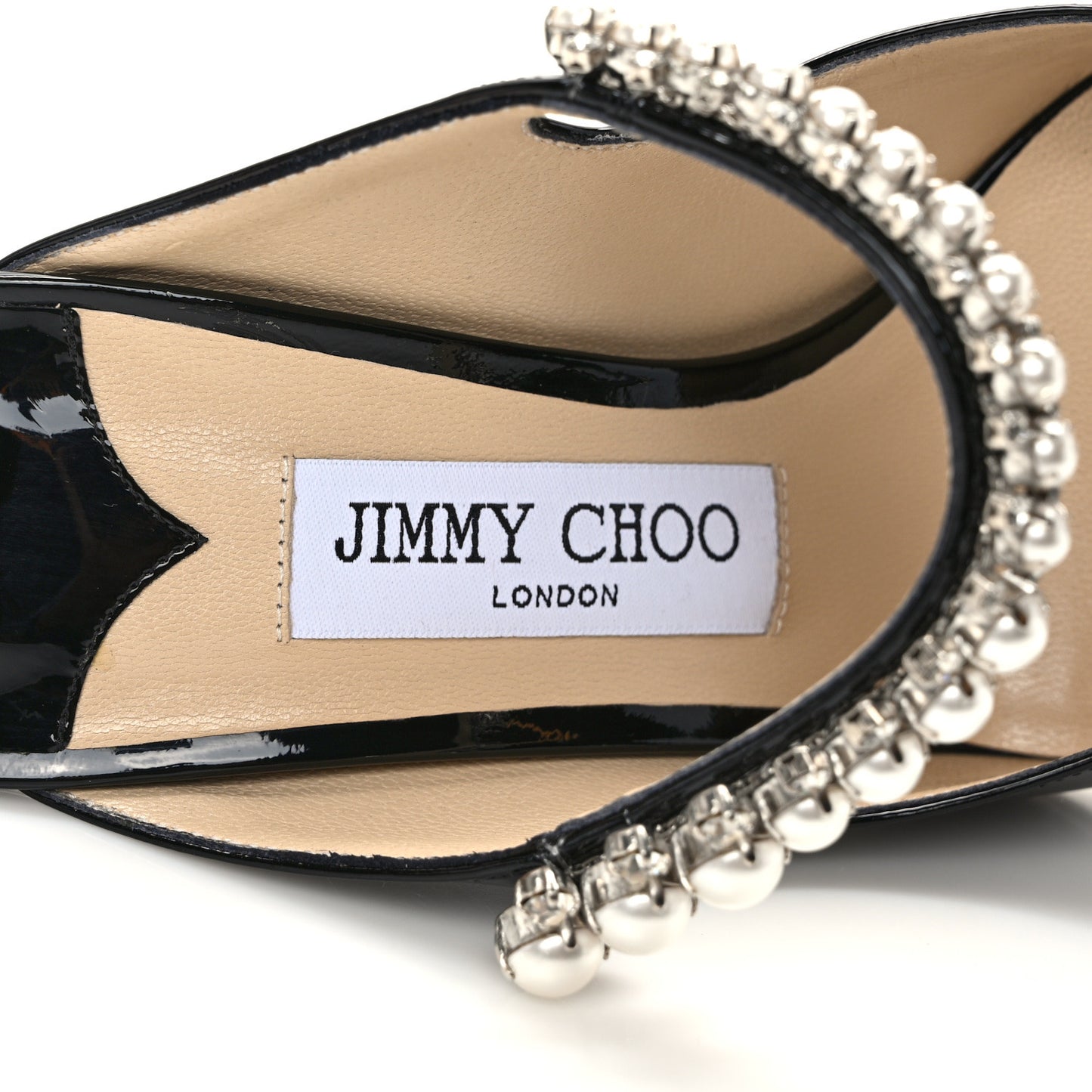 Patent Crystal Bing 100 Pumps 37 Black