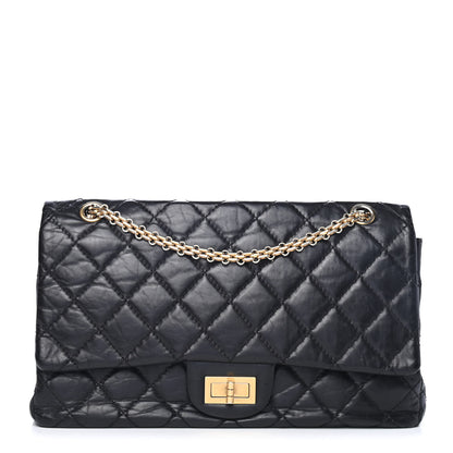 Chanel Aged Calfskin Quilted 2.55 Reissue 227 Flap Black 1 of 4