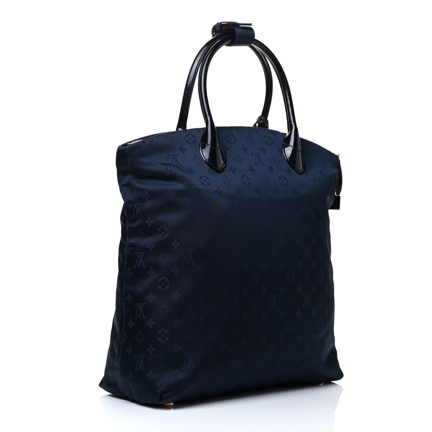 Louis Vuitton Monogram Nylon Desire Lockit Vertical MM Marine 2 of 4