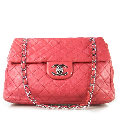 Chanel Washed Caviar Maxi Flap Fuchsia 1 of 10