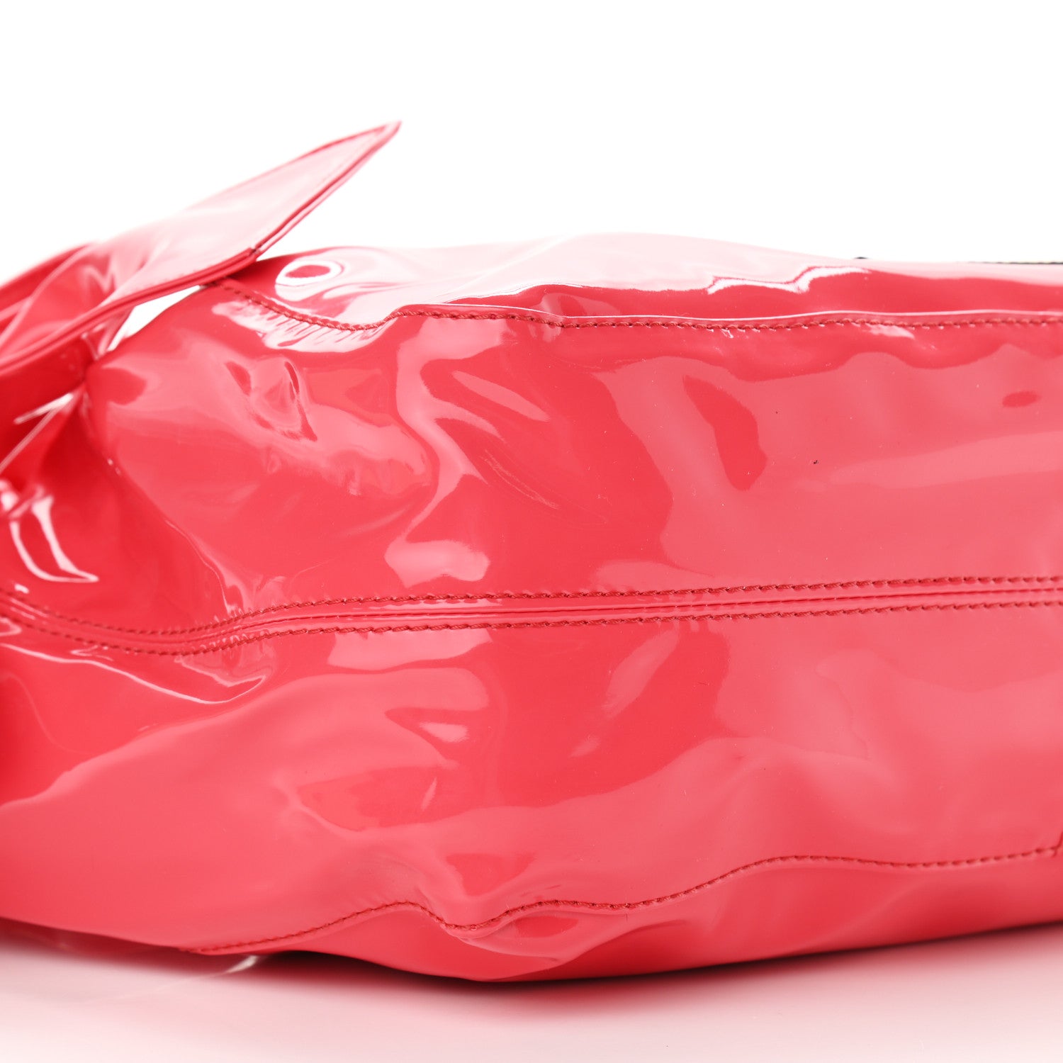 Valentino Garavani Patent Lacca Nuage Bow Hobo Pink 9 of 12