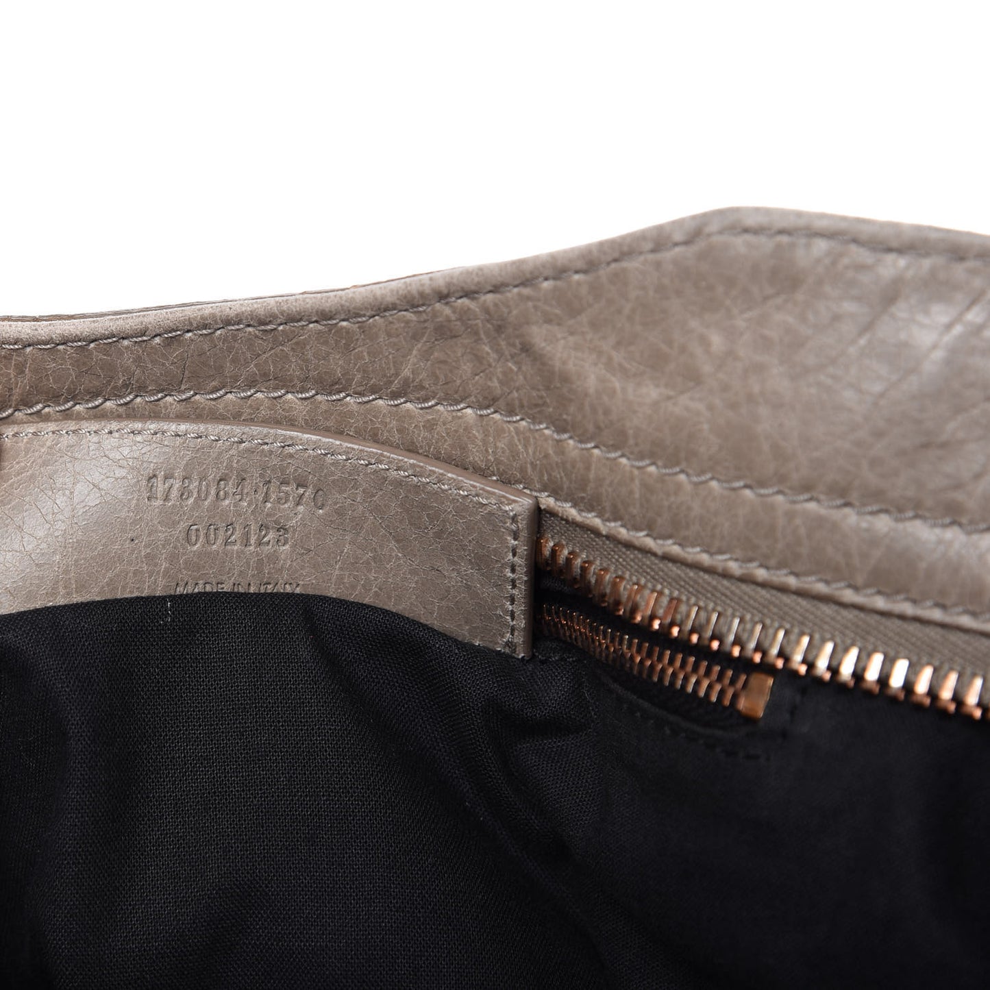 Agneau Giant 21 Rose Gold Hardware City Papyrus