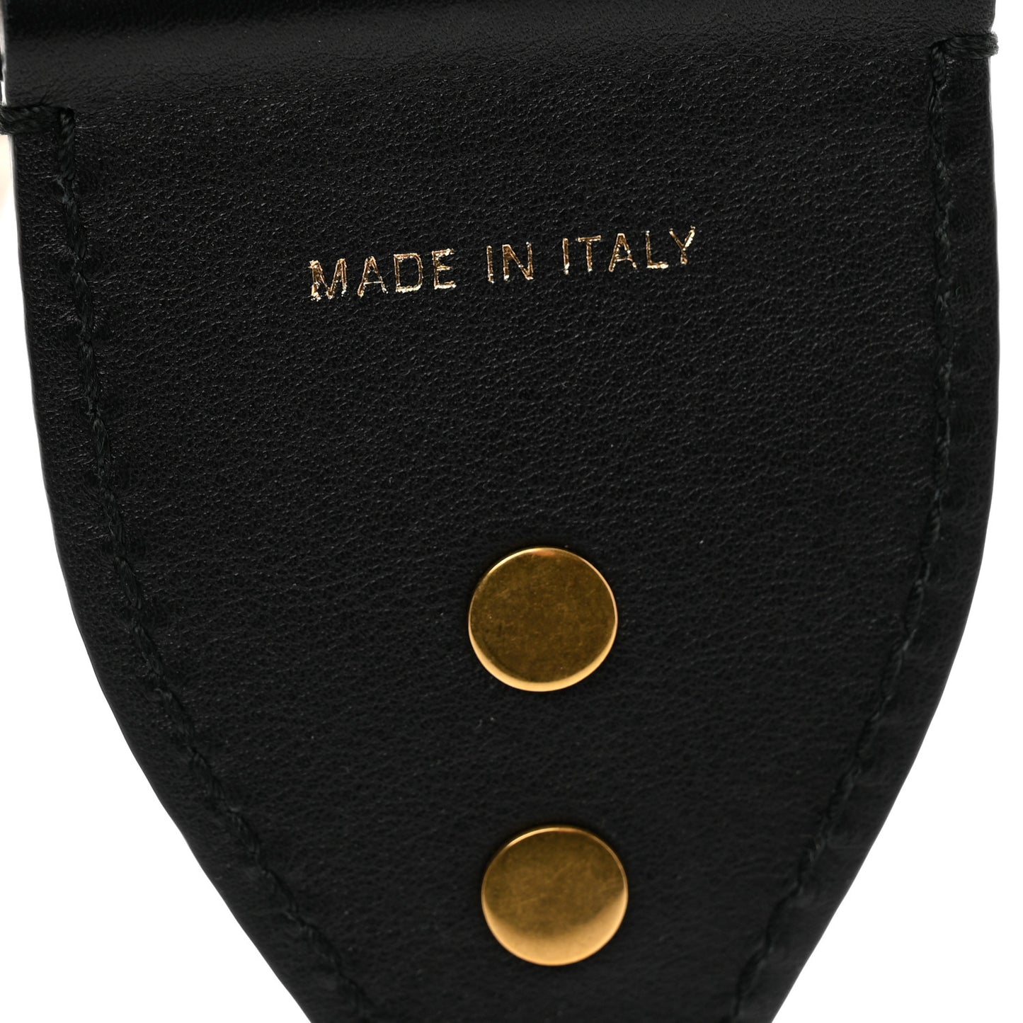 Canvas Embroidered Shoulder Strap Black