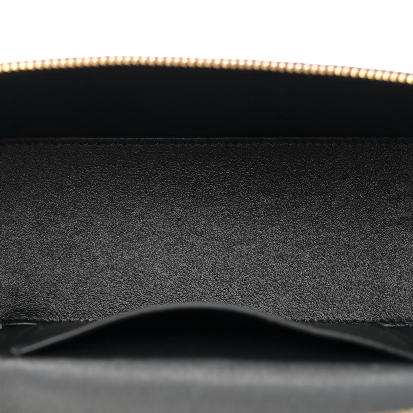 Lambskin Quilted Mini Gaby Vanity Case Rouge Cabernet