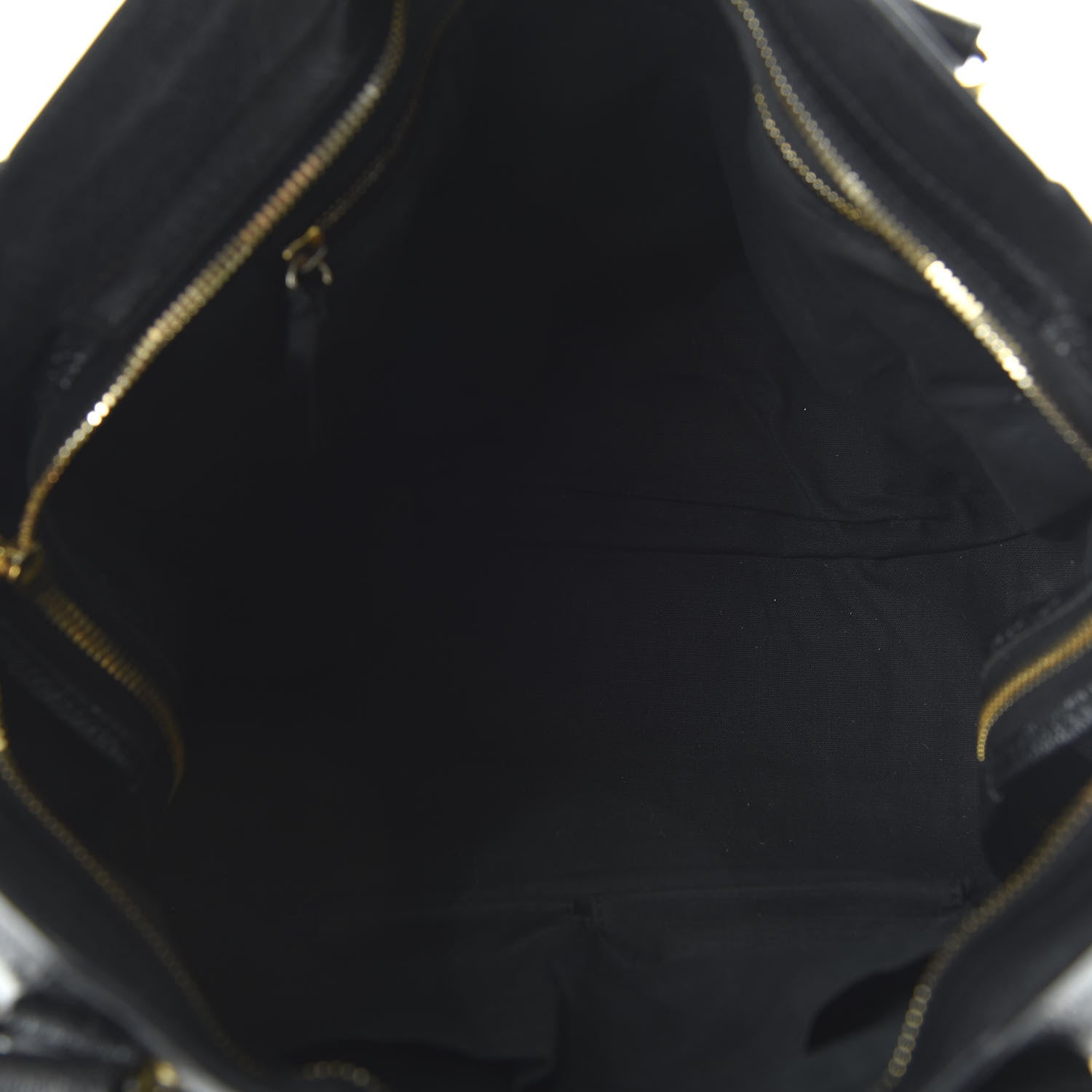 Balenciaga Chevre Gold Metallic Edge Hardware City Black 4 of 9