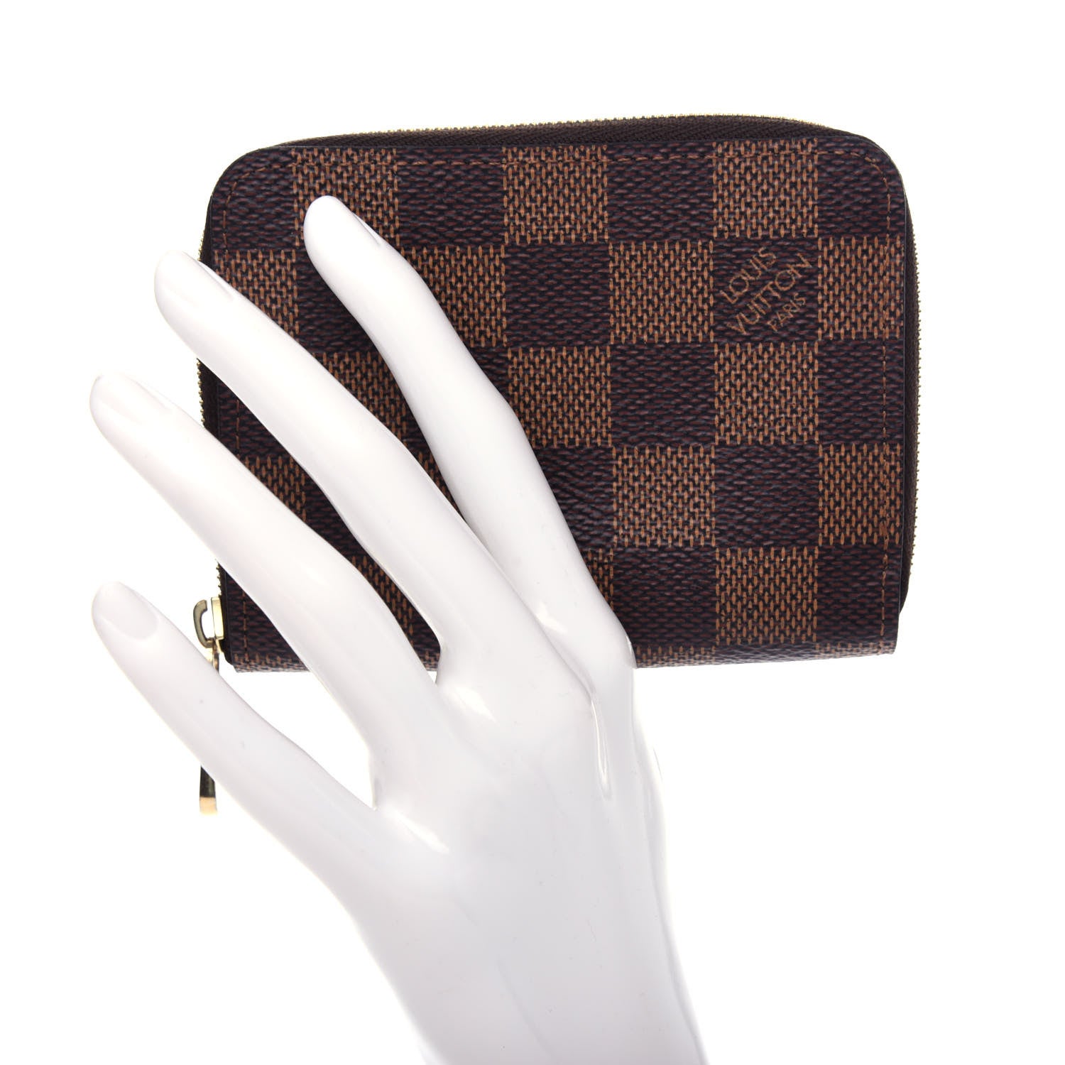 Louis Vuitton Damier Ebene Zippy Coin Purse 2 of 7