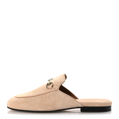 Gucci Suede Granada Kid Womens Princetown Slippers 38 Rose Dust 1 of 11
