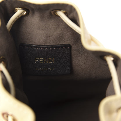Fendi Vitello Liberty Pearl F is Fendi Mini Mon Tresor Bucket Bag Burro 8 of 10