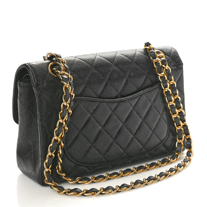 Chanel Caviar Quilted Small Double Flap Black 3 of 10