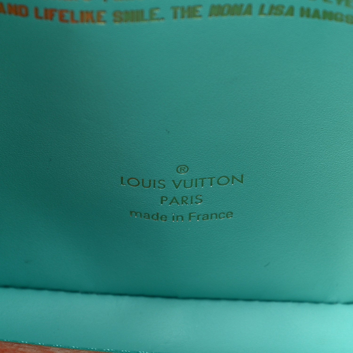 Louis Vuitton Masters Da Vinci Pochette Clutch Vert D’eau 6 of 15