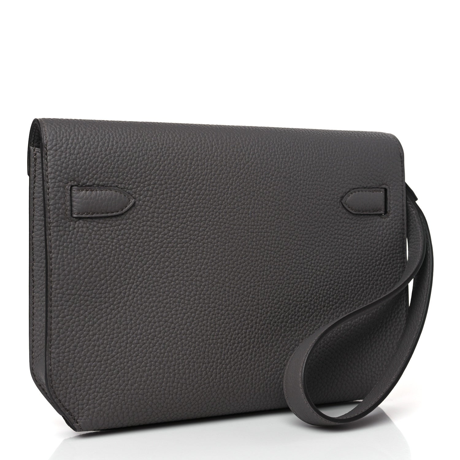 Hermes Togo Kelly Depeches 25 Pouch Etain 4 of 11