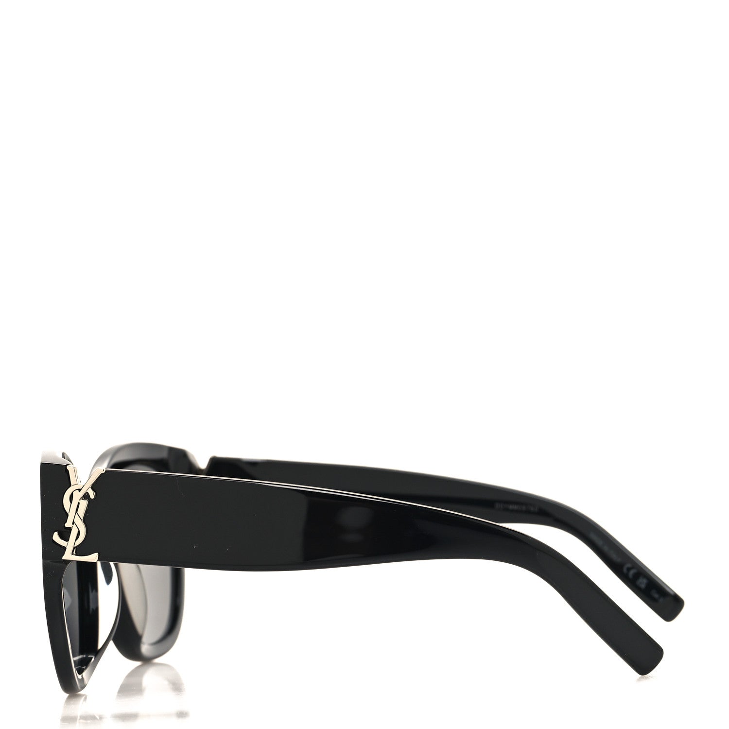 Saint Laurent Acetate Cateye Sunglasses SL M95 F Black 3 of 8