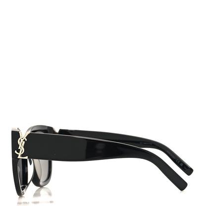 Saint Laurent Acetate Cateye Sunglasses SL M95 F Black 3 of 8