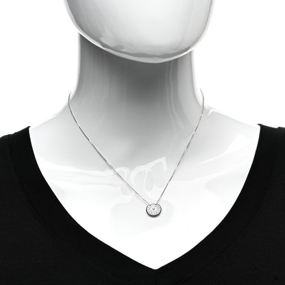 Cartier 18K White Gold Diamond XS Amulette de Cartier Pendant Necklace 2 of 5