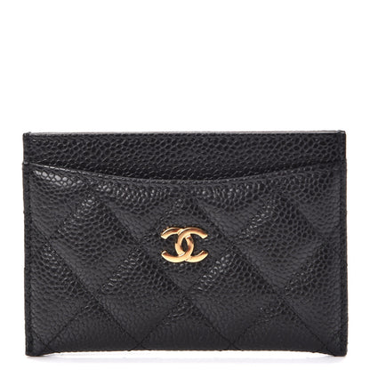 Chanel Caviar Quilted Card Holder Black 1 of 9