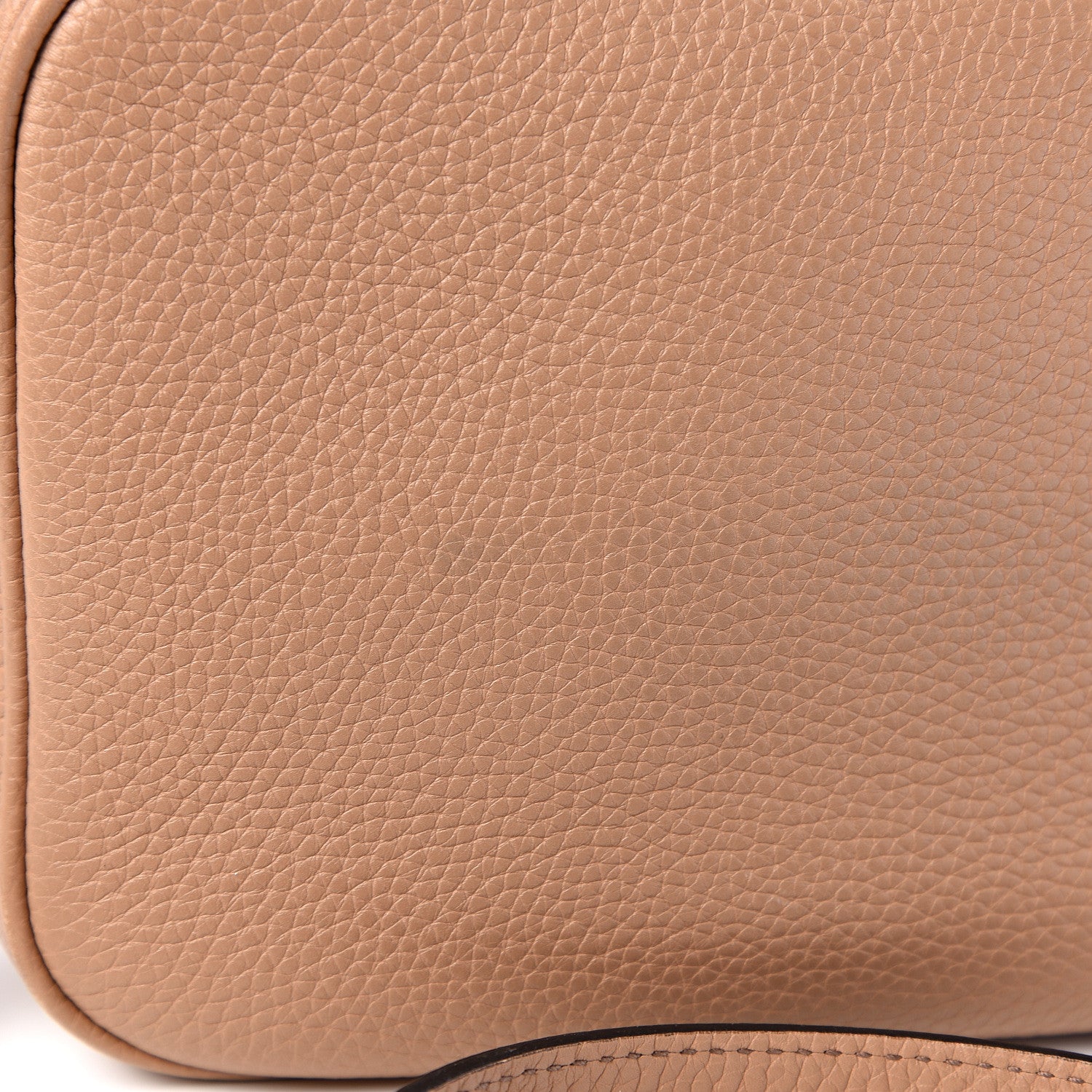 Gucci Pebbled Calfskin Small Soho Disco Bag Rose Beige 8 of 11
