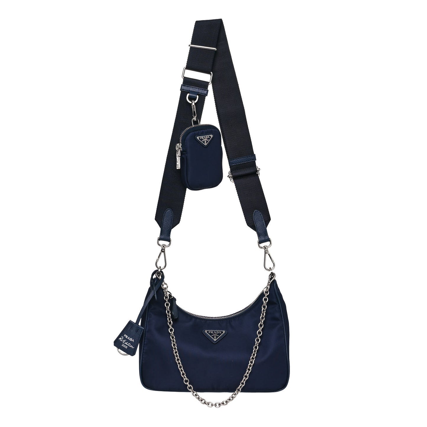 Nylon Re-Edition 2005 Shoulder Bag Blue