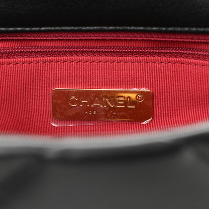 Chanel Lambskin Quilted Medium Chanel 19 Flap Black 6 of 10
