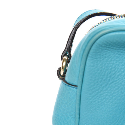 Gucci Pebbled Calfskin Small Soho Disco Bag Deep Cobalt 13 of 17