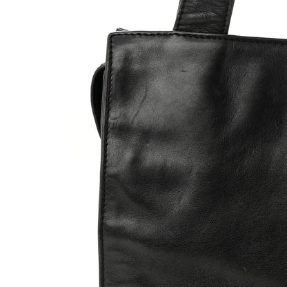 Chanel Lambskin CC Stitched Logo Tote Black 12 of 12