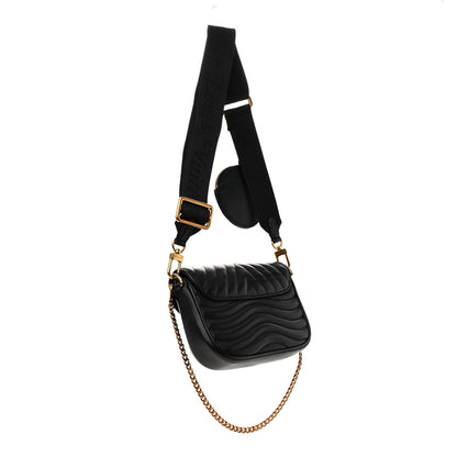 Louis Vuitton Calfskin New Wave Multi Pochette Black 3 of 14