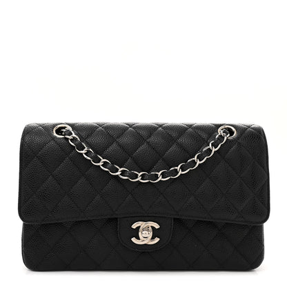 Chanel Caviar Quilted Medium Double Flap Black 1 of 13