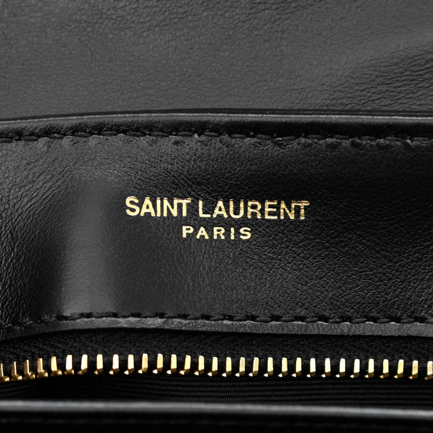 Saint Laurent Calfskin Y Quilted Monogram Toy Loulou Crossbody Bag Black 6 of 12