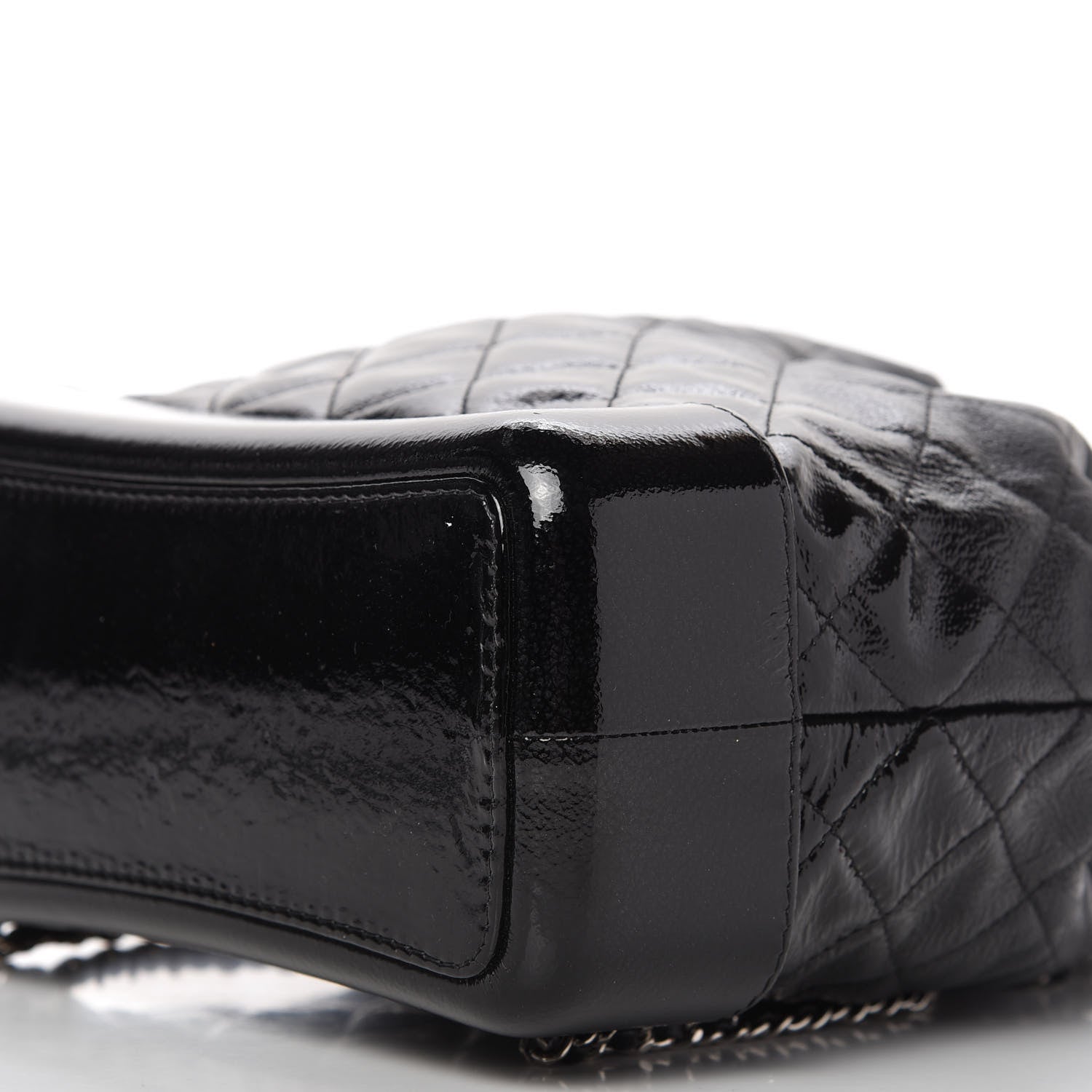 Chanel Aged Calfskin Quilted Gabrielle Backpack Black 7 of 10