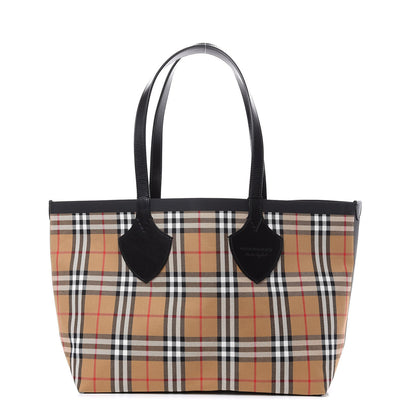 Burberry Vintage Check Medium The Giant Reversible Tote Antique Yellow Bright Red 1 of 15