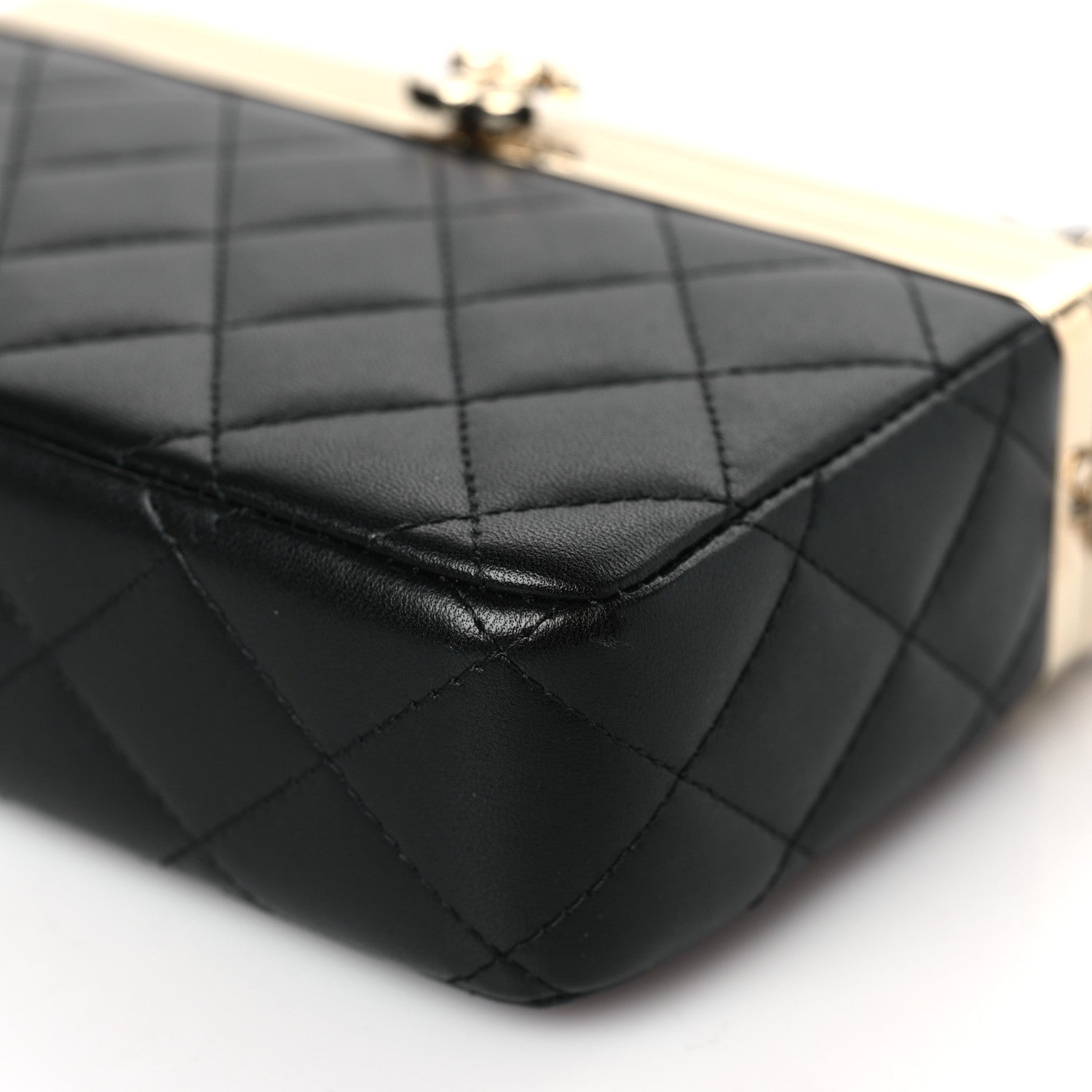 Chanel Lambskin Quilted CC Vanity With Chain Black 7 of 7